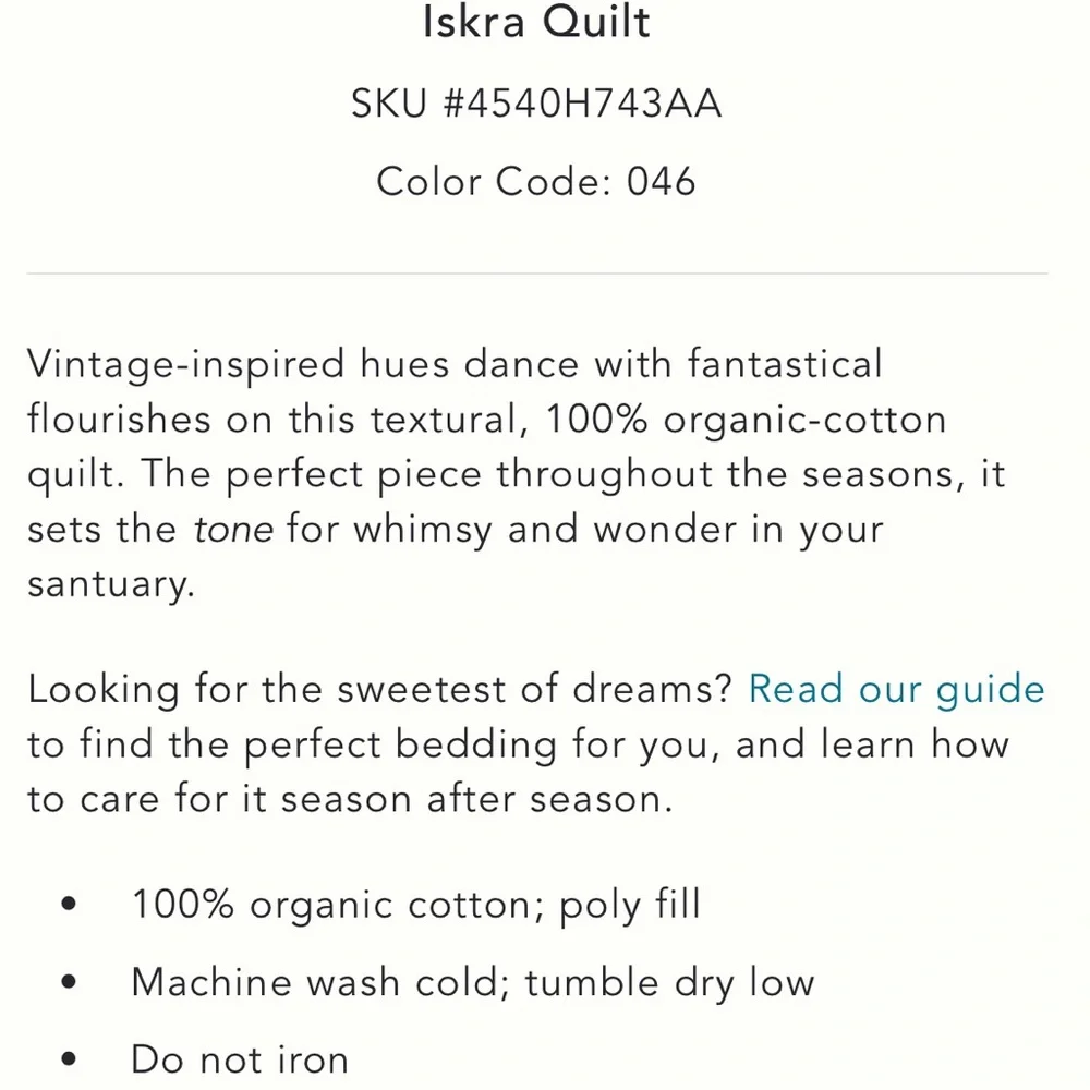 KING‎ Iskra Paisley Quilt Set